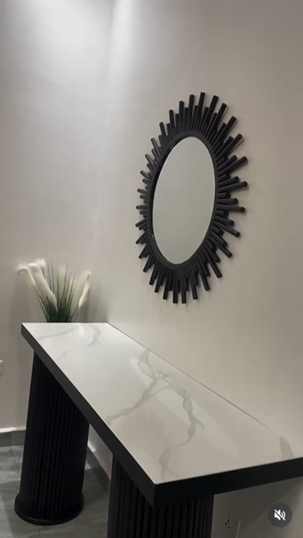 Entryway Console with Mirror Custom