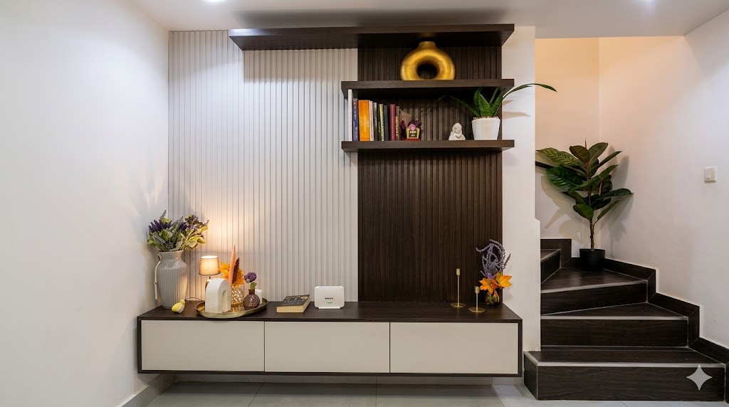 Under Stairs TV Stand Utilization